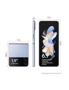 Samsung Galaxy Z Flip4 5G 8 GB + 128 GB 6,7 Plegable Azul Reacondicionado a Estrenar